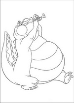 coloring page Princess and the Frog